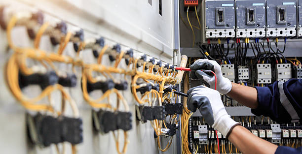 Professional Electrician technician working in Byers, CO
